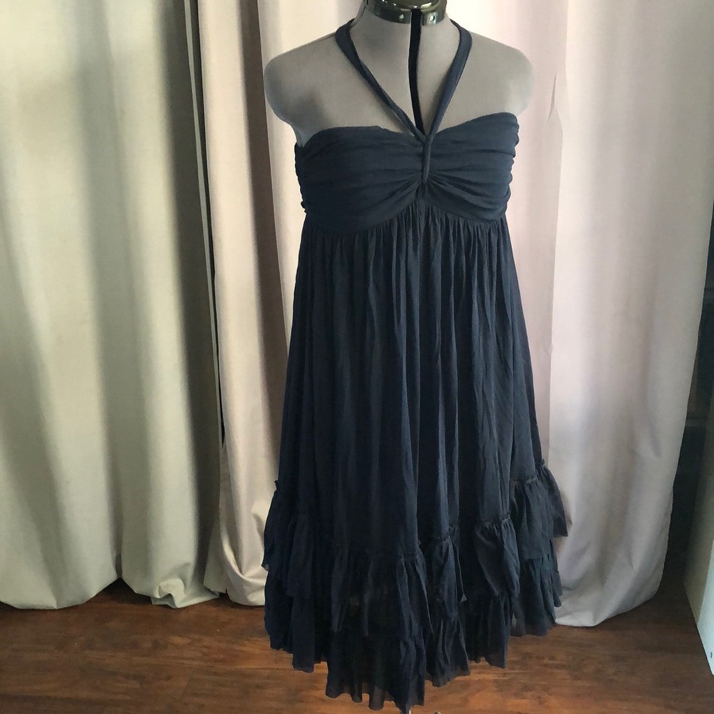 Jean Paul Gaultier, gauzy halter dress
